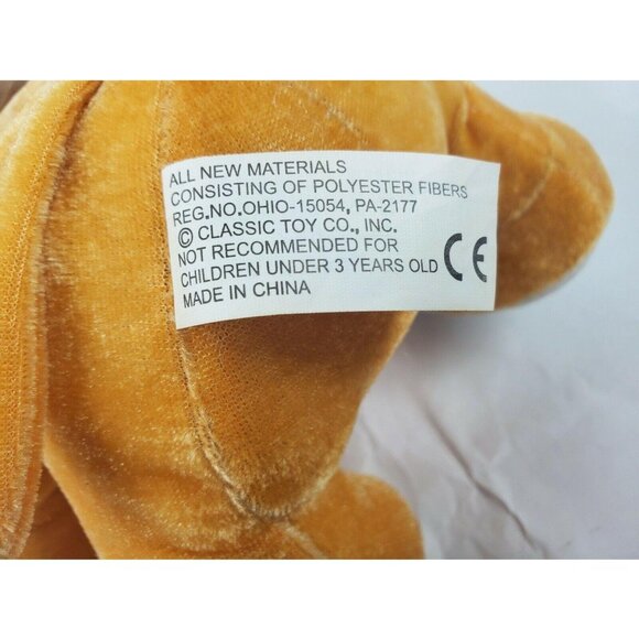 Classic Toy Company Lion Plush Big Cat Tan Brown Mane Jungle Stuffed Animal - Picture 6 of 8